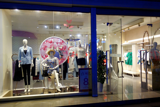 服裝店 女裝店 櫥窗模特