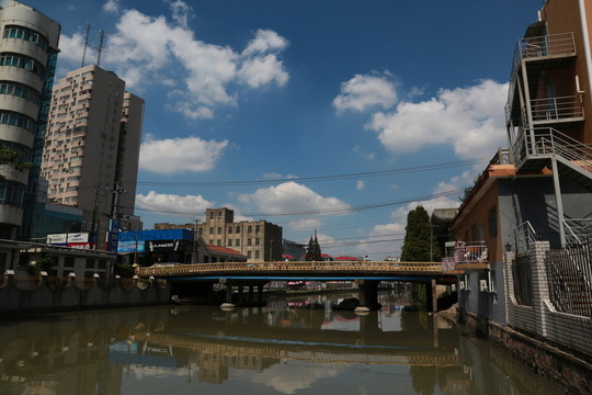 河道 城市河流 橋梁