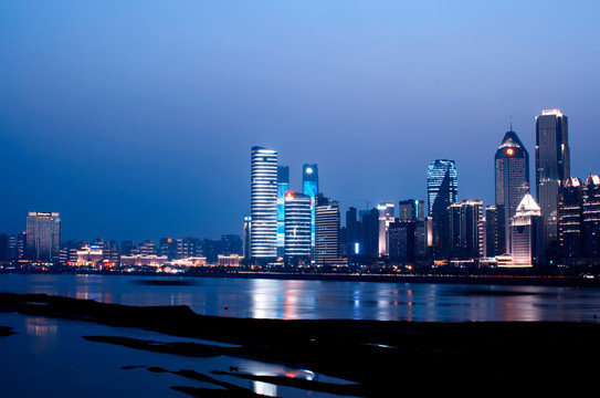 南昌紅谷灘夜景 濱江夜色