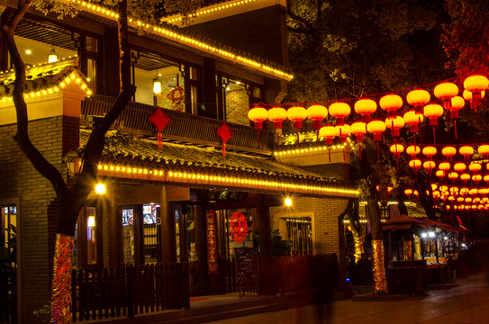 南昌繩金塔美食街夜景 傳統(tǒng)文化