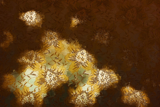 油畫 花卉