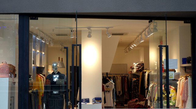 服裝店 女裝店 櫥窗 模特