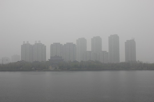 城市倒影