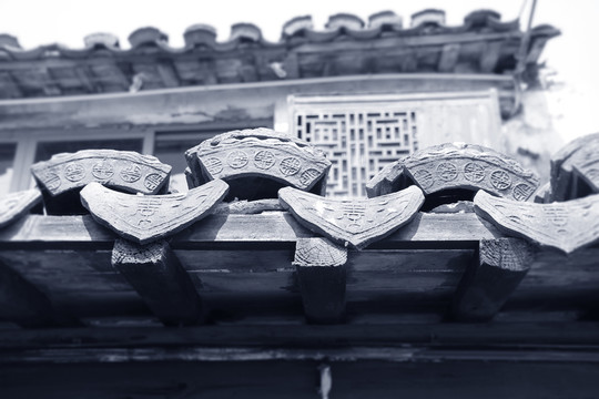 青瓦 古建筑