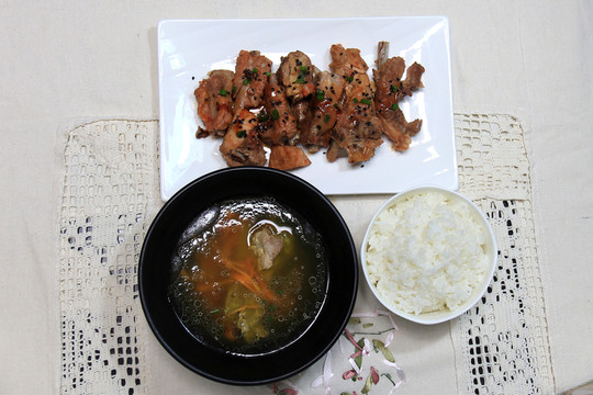 秘制排骨飯