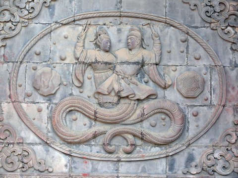 女媧補(bǔ)天浮雕