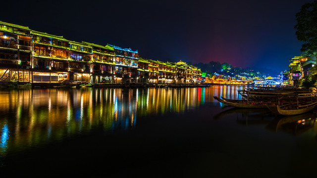 鳳凰古城夜景