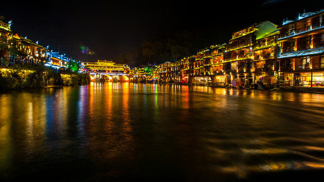鳳凰古城夜景