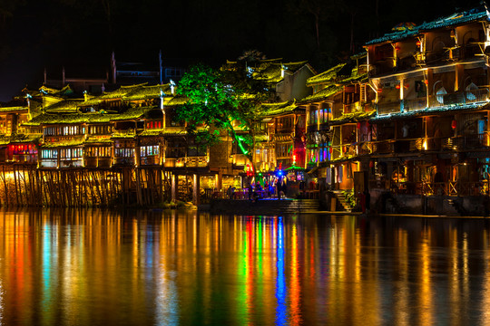 鳳凰古城夜景