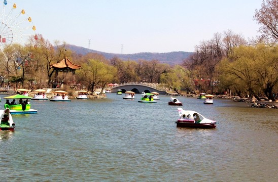 湖面美景