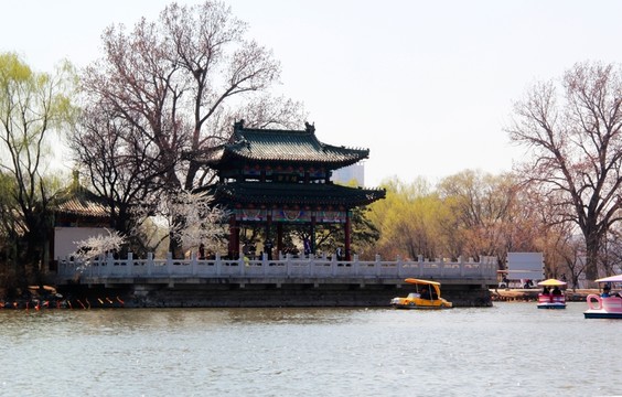 湖光美景