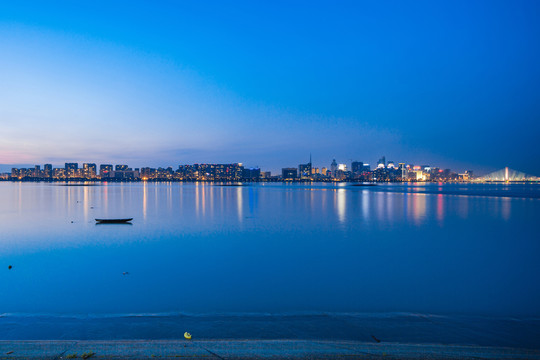 杭州錢江新城夜景