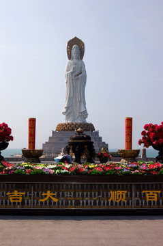 海上觀音塑像