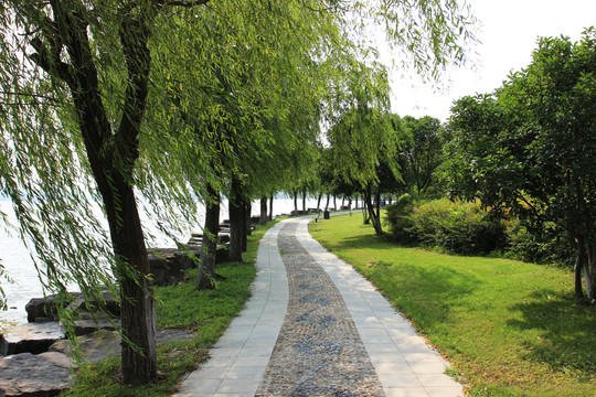 沿湖步道