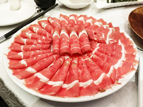 涮羊肉片