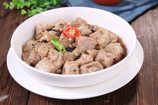 豆豉蒸排骨