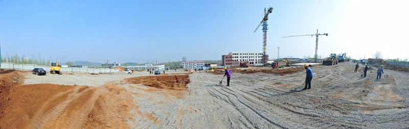 建筑工地全景