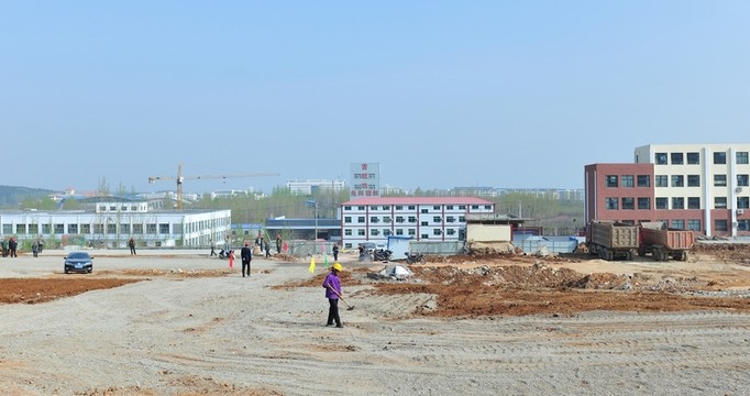 建筑工地  施工建筑