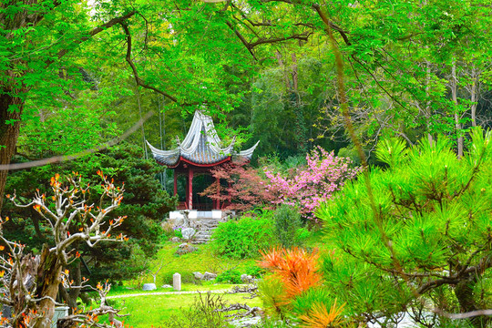 亭子 仿古六角亭