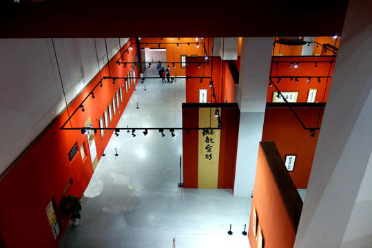 展覽館 展廳 隔斷 俯視