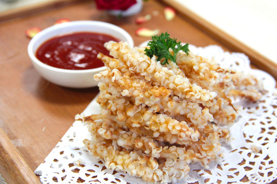 松脆銀魚柳