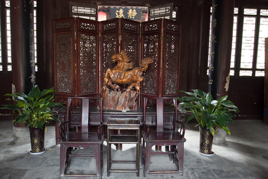 明代關(guān)中民居 高家大院 陳設(shè)