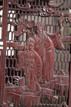 明代關(guān)中民居 高家大院 木雕