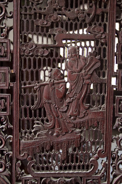 明代關(guān)中民居 高家大院 木雕