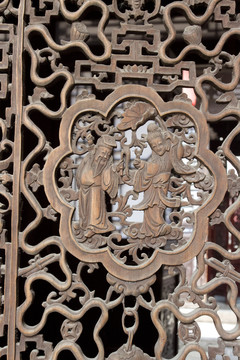明代關(guān)中民居 高家大院 木雕