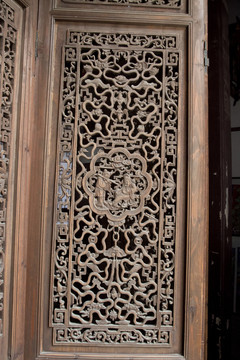 明代關(guān)中民居 高家大院 木雕