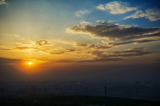 夕陽