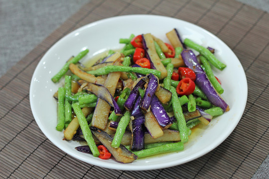 茄子豆角