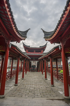 中式廊道