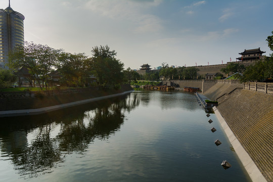 西安南門護(hù)城河