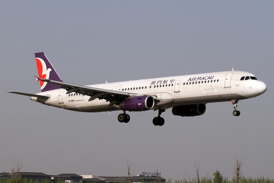 澳門航空降落北京