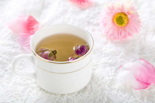 干玫瑰花玫瑰花茶花朵