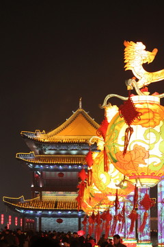 西安 城墻燈會