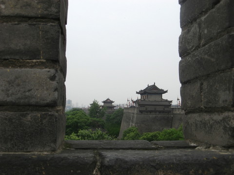 西安 城墻 箭垛