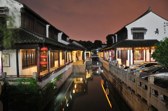 甪直古鎮(zhèn)夜色