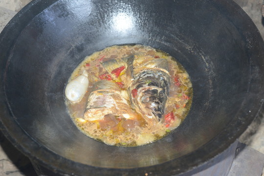 大鐵鍋燉魚