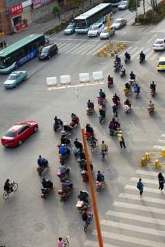 十字路口俯瞰