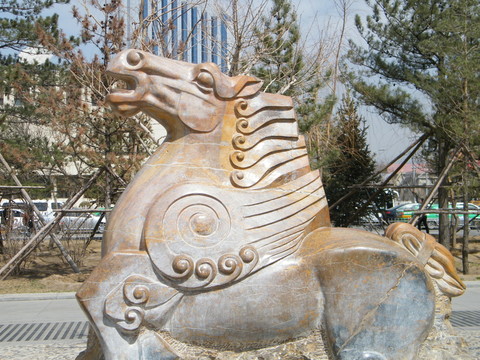 馬雕塑
