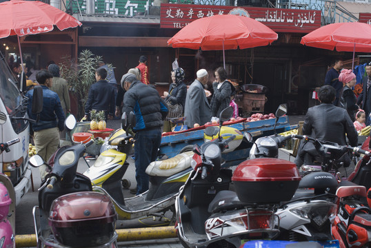 熱鬧的街市