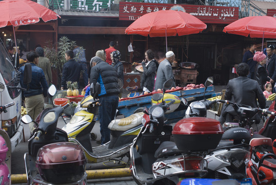 熱鬧的街市