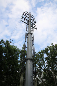 輸電塔 城市供電