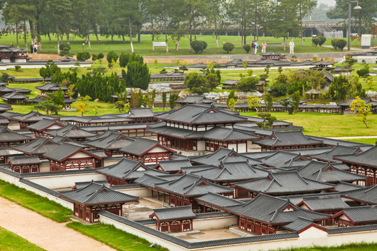 旅游景點 西安大明宮微縮景觀