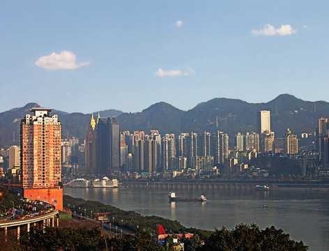重慶的外灘  南濱路