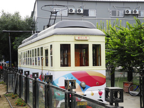 北京前門大街有軌電車