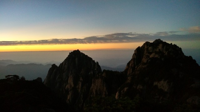 安徽黃山日出