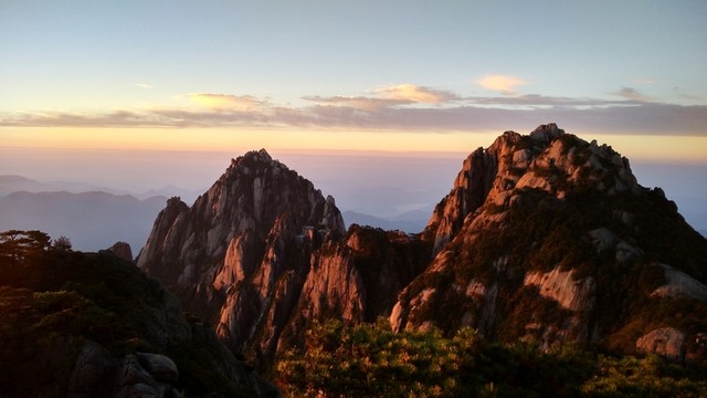 安徽黃山日出